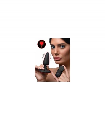 SILICONE ANAL PLUG W/ LASER HEART M CONTROL - Imagen 6