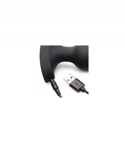 SILICONE ANAL PLUG W/ LASER HEART M CONTROL - Imagen 7