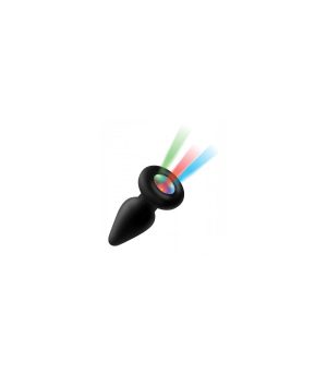 LIGHT-UP SILICONE ANAL PLUG WITH LED LIGHT S