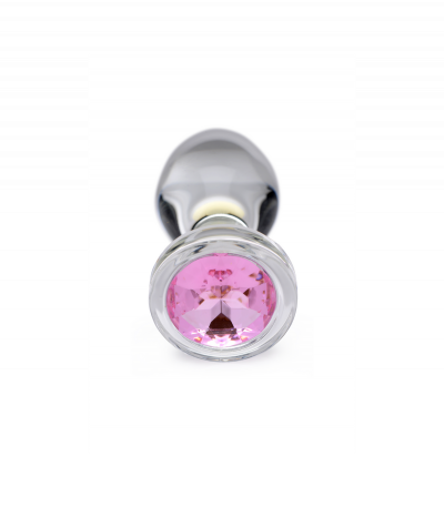 CRYSTAL PLUG WITH PINK STONE M - Imagen 3