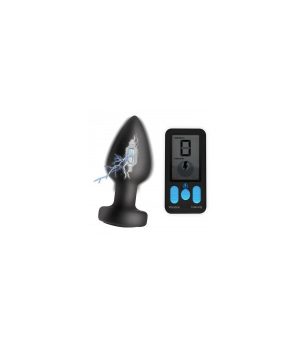 VIBRATOR AND ELECTROSTIMULATION PLUG W/ CONTROL