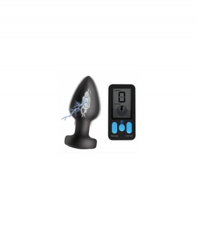 VIBRATOR AND ELECTROSTIMULATION PLUG W/ CONTROL