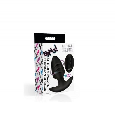 VIBRATING AND ROTATING PLUG WITH BLACK USB CONTROL - Imagen 2