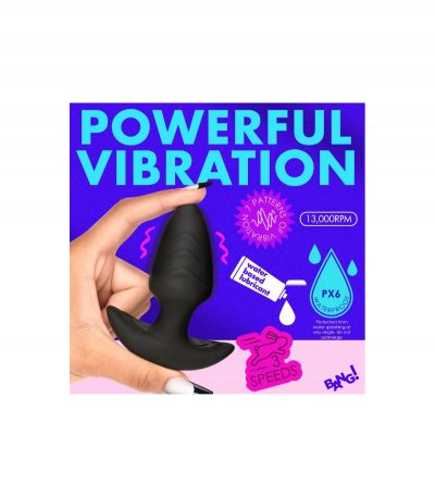 VIBRATING AND ROTATING PLUG WITH BLACK USB CONTROL - Imagen 4