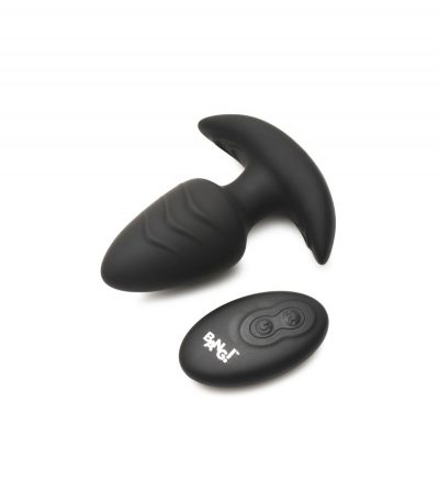 VIBRATING AND ROTATING PLUG WITH BLACK USB CONTROL
