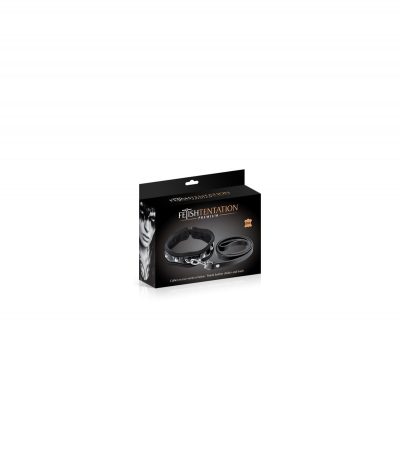 PREMIUM BLACK COLLAR WITH STRAP - Imagen 3