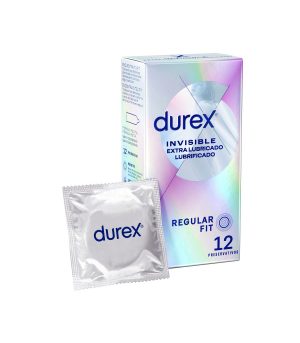 DUREX INVISIBLE LUBRICATED CONDOMS 12 UNITS