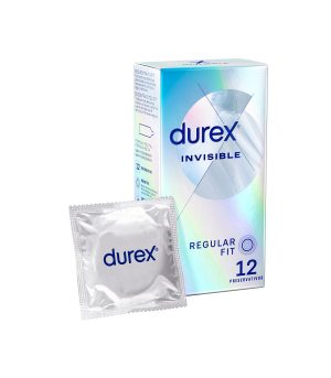 DUREX INVISIBLE SENSITIVE CONDOMS 12 UNITS