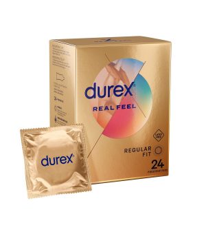DUREX REAL FEEL CONDOMS 24 UNITS