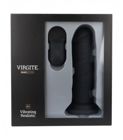 REALISTIC VIBRATOR R11 BLACK 14.4CM W/ REMOTE CONTROL - Imagen 3