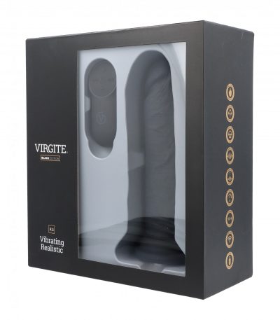 REALISTIC VIBRATOR R11 BLACK 14.4CM W/ REMOTE CONTROL - Imagen 4