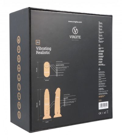 REALISTIC VIBRATOR R11 BLACK 14.4CM W/ REMOTE CONTROL - Imagen 5