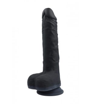 REALISTIC VIBRATOR & ROTATOR R10 BLACK 21CM W/ REMOTE CONTROL