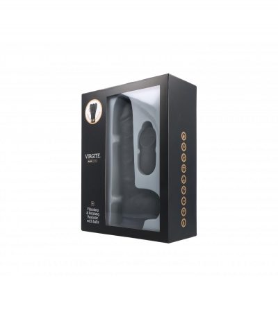 REALISTIC VIBRATOR & ROTATOR R9 BLACK 19CM W/ REMOTE CONTROL - Imagen 3