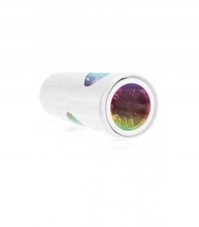 RECHARGEABLE ROTO-BATOR PUSSY WHITE/CLEAR/MULTI - Imagen 5