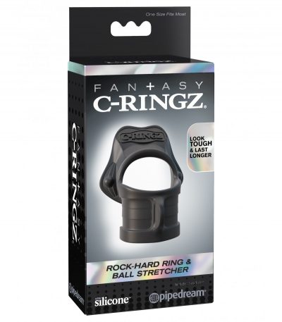 ROCK HARD RING & BALL-STRETCHER BLACK - Imagen 2