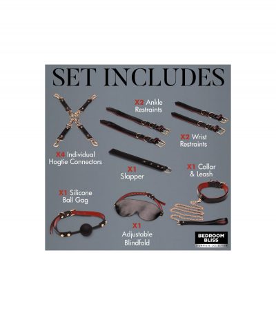 LOVER'S DELUXE 8 PIECE BONDAGE SET - Imagen 7