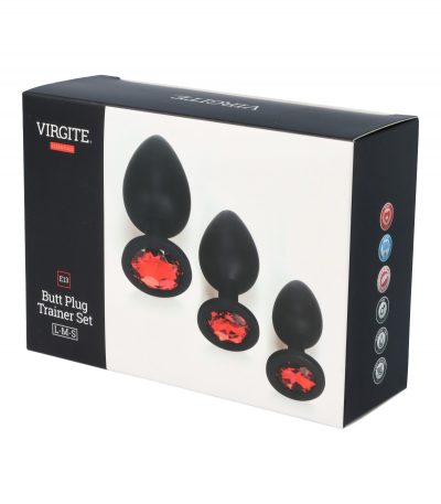 SET PLUG X3 E13 BLACK-RUBY SILICONE - Imagen 2