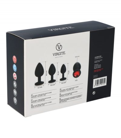 SET PLUG X3 E13 BLACK-RUBY SILICONE - Imagen 8