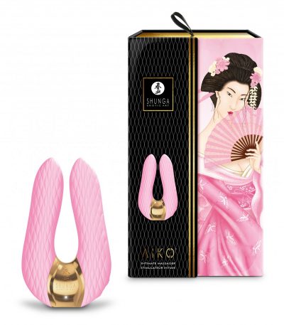 SHUNGA VIBRATOR MASSAGER AIKO USB PINK - Imagen 5