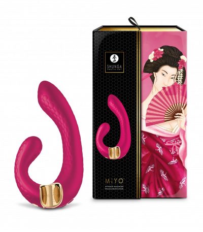 SHUNGA VIBRATING MASSAGER MIYO USB RASPBERRY - Imagen 5