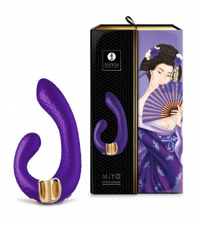 SHUNGA VIBRATOR MASSAGER MIYO USB LILAC - Imagen 3