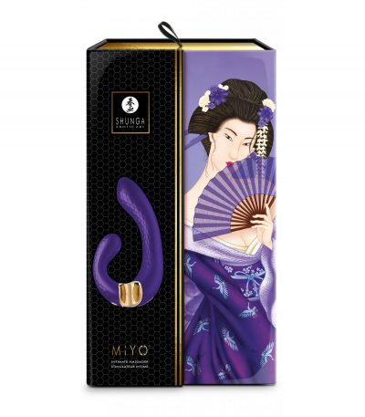 SHUNGA VIBRATOR MASSAGER MIYO USB LILAC - Imagen 5