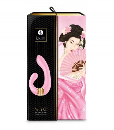 SHUNGA VIBRATING MASSAGER MIYO USB PINK - Imagen 4