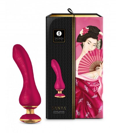 SHUNGA VIBRATOR MASSAGER SANYA USB RASPBERRY - Imagen 3