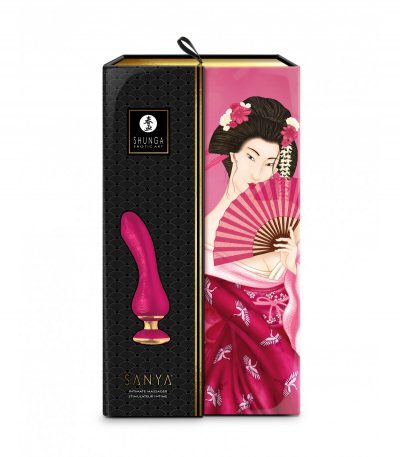 SHUNGA VIBRATOR MASSAGER SANYA USB RASPBERRY - Imagen 4