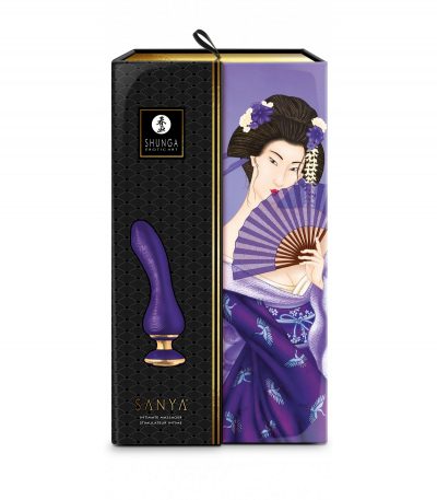 SHUNGA VIBRATOR MASSAGER SANYA USB LILAC - Imagen 4