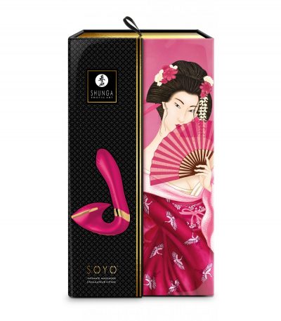 SHUNGA VIBRATOR MASSAGER SOYO USB RASPBERRY - Imagen 4