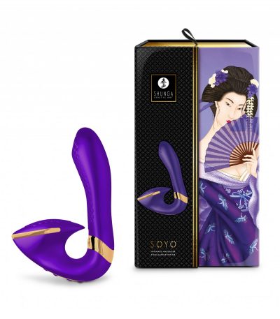 SHUNGA VIBRATOR MASSAGER SOYO USB LILAC - Imagen 3