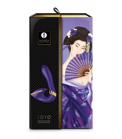 SHUNGA VIBRATOR MASSAGER SOYO USB LILAC - Imagen 4
