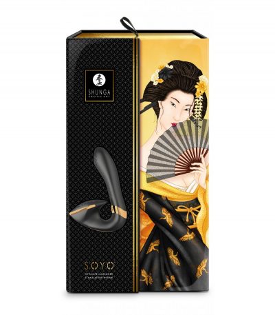 SHUNGA VIBRATOR MASSAGER SOYO USB BLACK - Imagen 3