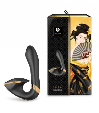 SHUNGA VIBRATOR MASSAGER SOYO USB BLACK - Imagen 4