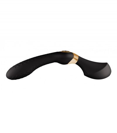 SHUNGA ZOA USB MASSAGER VIBRATOR BLACK - Imagen 2