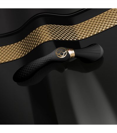 SHUNGA ZOA USB MASSAGER VIBRATOR BLACK - Imagen 5