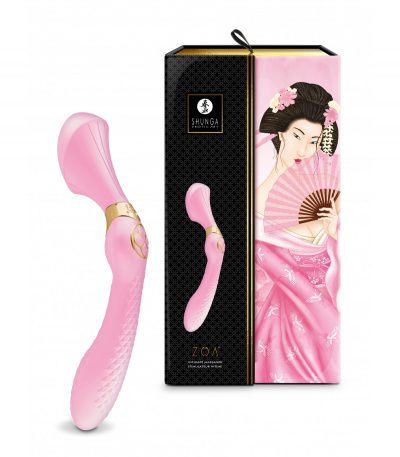 SHUNGA MASSAGER VIBRATOR ZOA USB PINK - Imagen 3