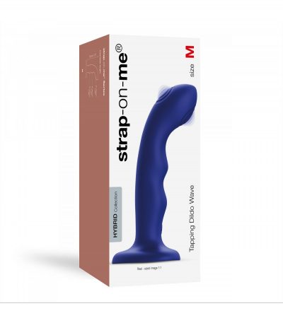 TAPPING DILDO WAVE BLUE - Imagen 2