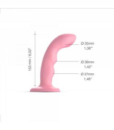 TAPPING DILDO WAVE PINK - Imagen 6