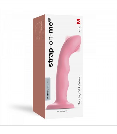 TAPPING DILDO WAVE PINK - Imagen 2