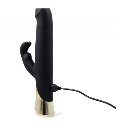 TEDDY RECHARGEABLERABBIT VIBRATOR WITH GYRATING DILDO SHAPE - Imagen 9
