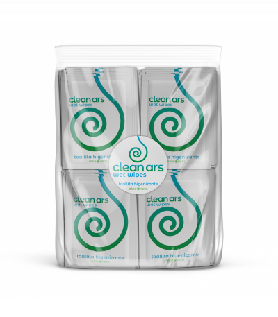SINGLE-DOSE HYGIENIC WIPES 100 UNITS.