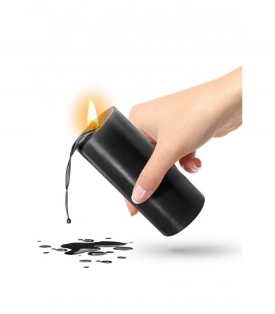 BLACK LOW TEMPERATURE CANDLE - Imagen 2