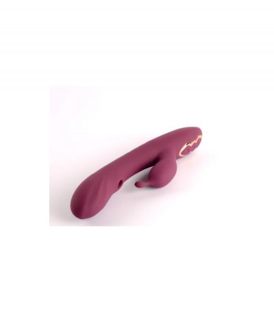 VIBRATOR WITH SUCTION GREEDY GIRL BURGUNDY - Imagen 3