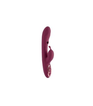 VIBRATOR WITH SUCTION GREEDY GIRL BURGUNDY