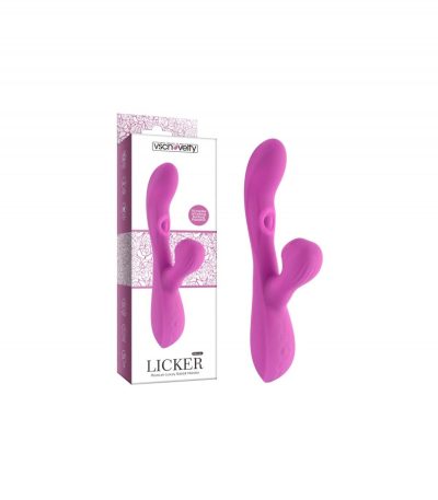 VIBRATOR WITH PURPLE LICKER SUCTION - Imagen 5