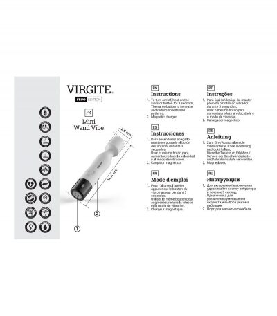 F4 FLUO SILICONE RECHARGEABLE VIBRATOR - Imagen 4