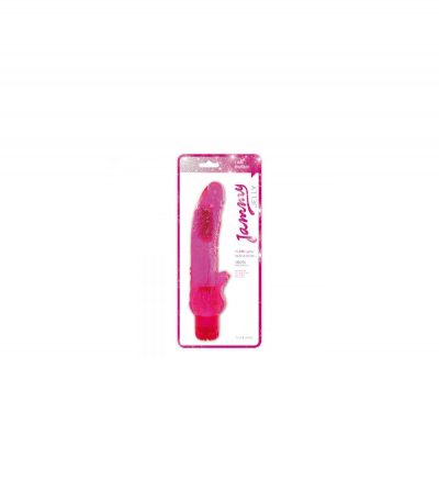 JAMMY JELLY FLAME GLITTER PINK VIBRATOR - Imagen 2